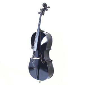 Lindenholz-Cello, schwarz