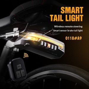 Fahrradlicht für die Nacht mit Bewegungssensor für bessere Sichtbarkeit