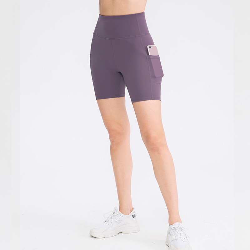 Yoga-Shorts für Damen mit Taschen – figurbetont – Bild 6