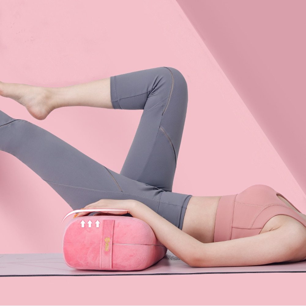 Yoga-Bolster – rechteckiges Yoga-Kissen mit Tragegriff – Bild 3