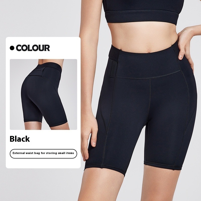 Antibakterielle Yoga-Shorts für Damen – figurbetont, mit Po-Lifting – Bild 6