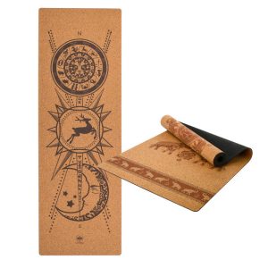 Yogamatte aus Kork – Yogamatte aus Naturkautschuk 183 × 61 cm