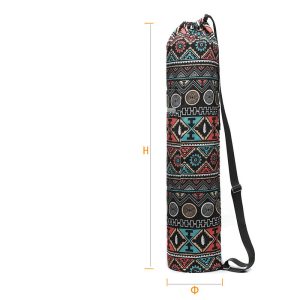 Yogatasche für Damen – Yogamattentasche aus Canvas mit Schultergurt