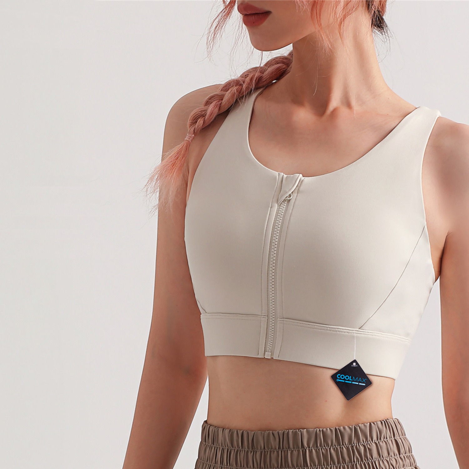 Yoga-Tanktop für Damen mit überkreuztem Rücken – Bild 5