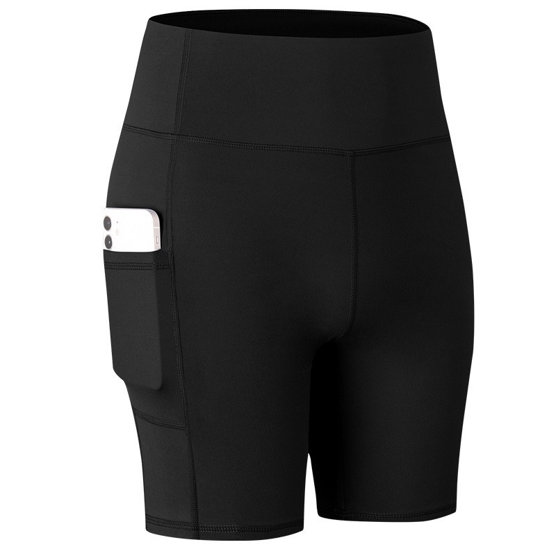 Yoga-Shorts für Damen mit Taschen – figurbetont – Bild 3