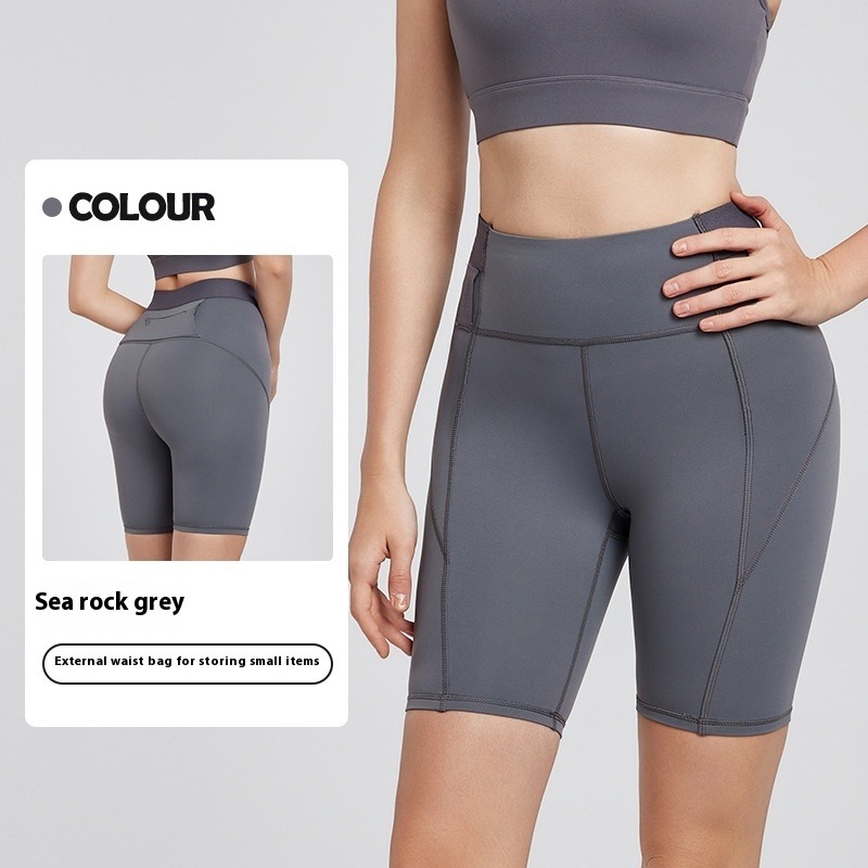 Antibakterielle Yoga-Shorts für Damen – figurbetont, mit Po-Lifting – Bild 7