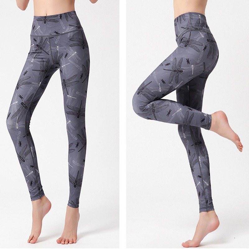Yoga Leggings Damen mit Batik-Print – High Waist & knöchellang – Bild 5
