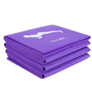 Reise-Yogamatte – faltbare Yogamatte für Reisen, 173 × 61 cm, aus PVC