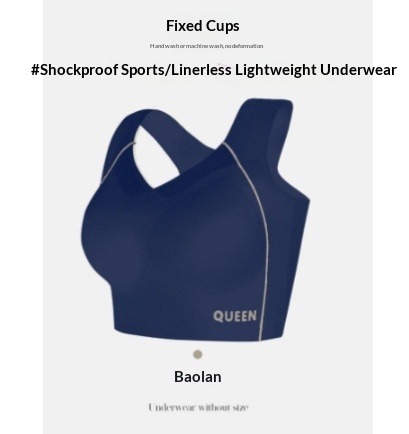 Sport-BH Damen Starker Halt – Nahtloser High-Support BH – Bild 7