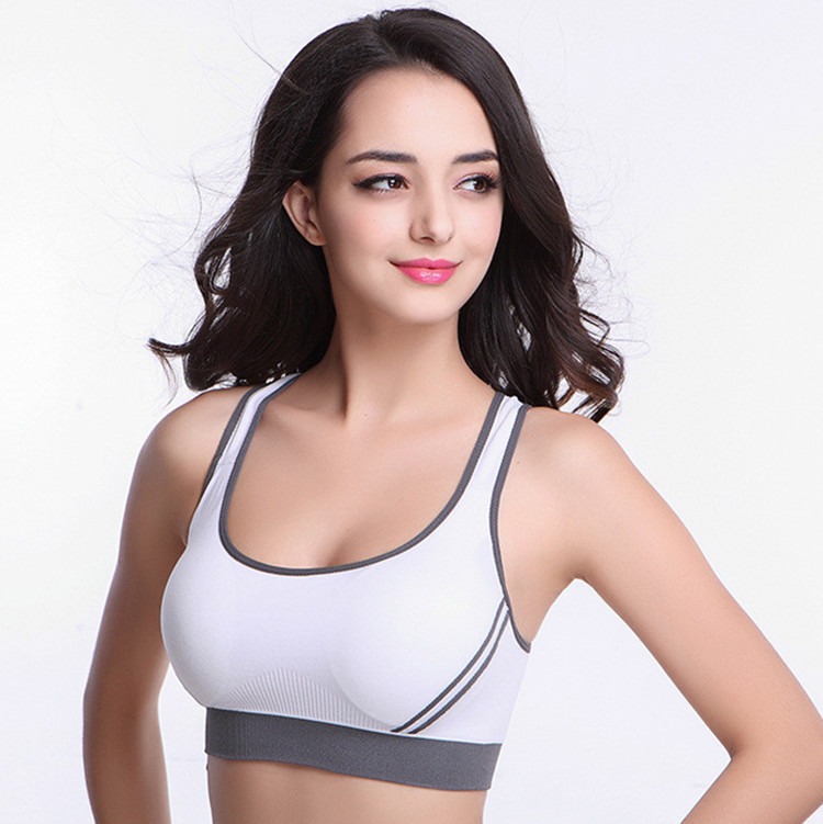 Sport-Tanktop für Damen mit BH-Einsatz – gepolstert, nahtlos