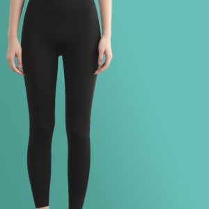 Yoga-Leggings Damen aus Eisseide – kühlend, High Waist, Push-up