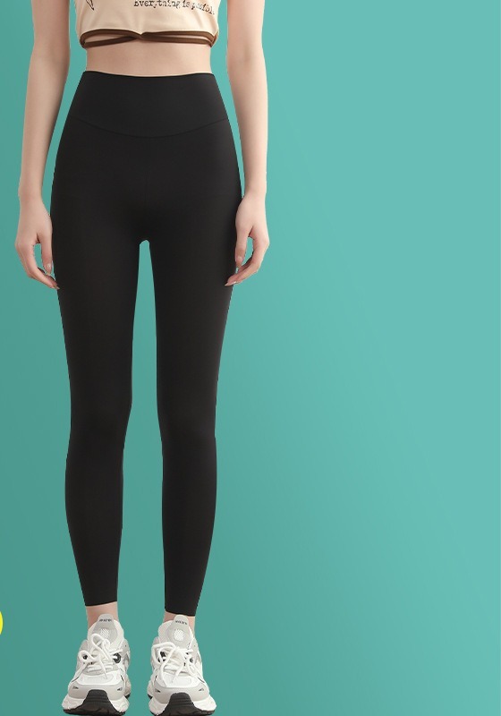 Yoga-Leggings Damen aus Eisseide – kühlend, High Waist, Push-up