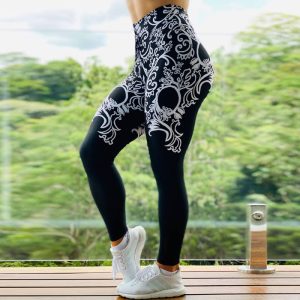 Yoga-Leggings Damen bedruckt – Stretch-Leggings mit Print