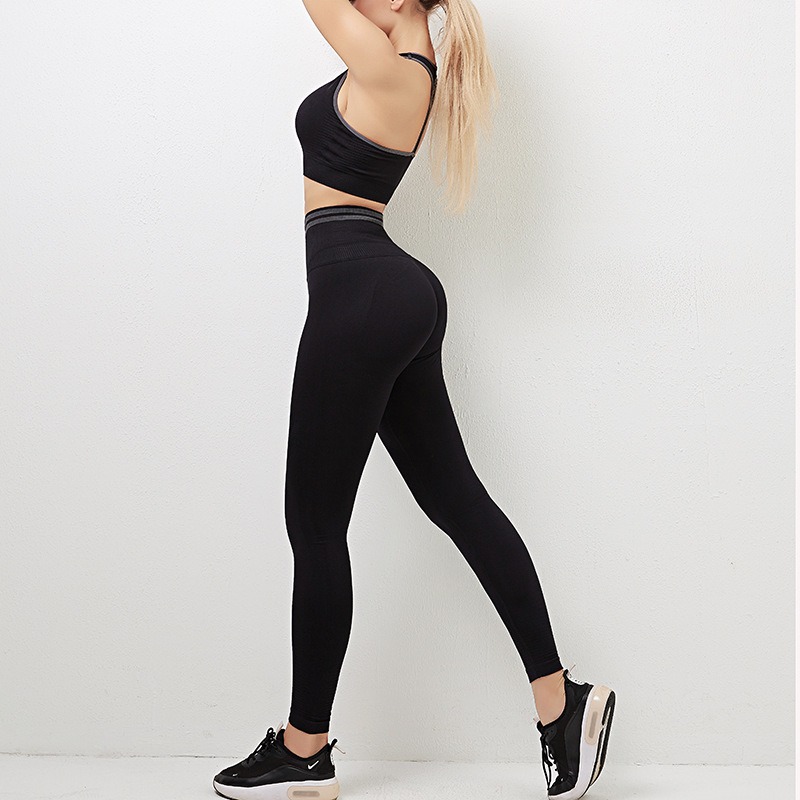 Sport-BH & Leggings Set Damen – Nahtloses 2-teiliges Yoga-Outfit – Bild 10