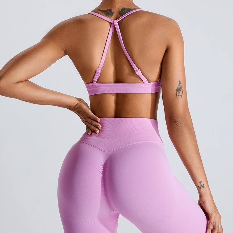 Nahtloses Yoga-Top für Damen – Bild 5