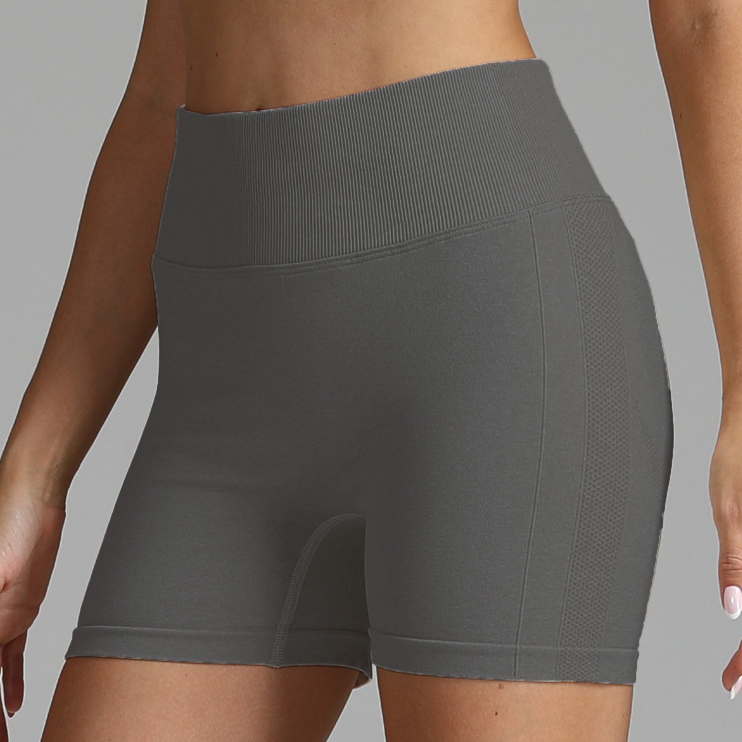 Yoga-Shorts für Damen – nahtlos, High Waist, Po-Lifting – Bild 7