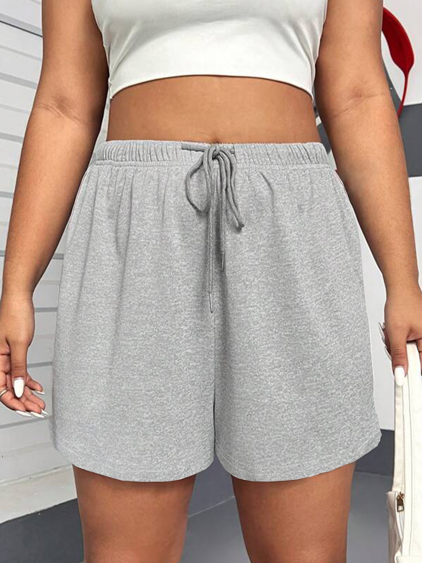 Sport-Shorts Damen mit Kordelzug – Yoga-Shorts für Outdoor & Training – Bild 3