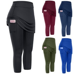 Leggings Damen mit Tasche – Sport Leggings mit Seitentaschen