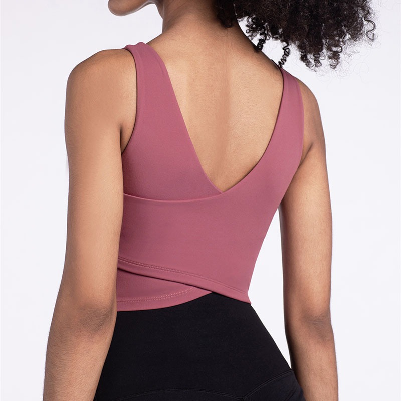 Yoga-BH-Weste für Damen – ärmellos, taillenlang – Bild 2