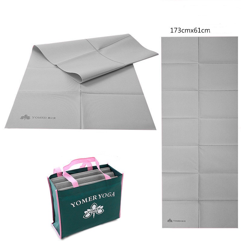 Reise-Yogamatte – faltbare Yogamatte für Reisen, 173 × 61 cm, aus PVC – Bild 6