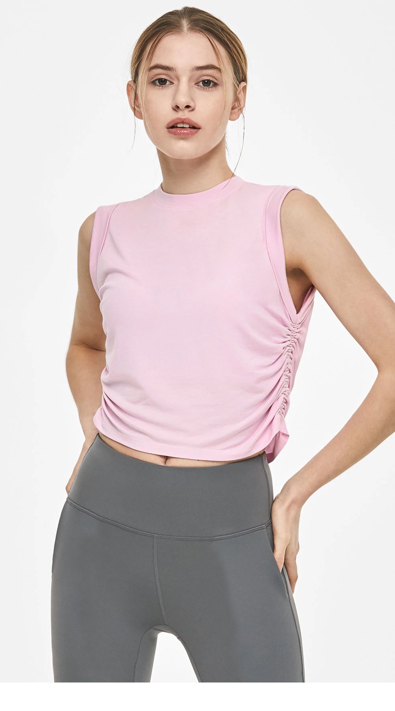 Yoga-Tanktop für Damen aus Nylon – lockere Passform – Bild 6