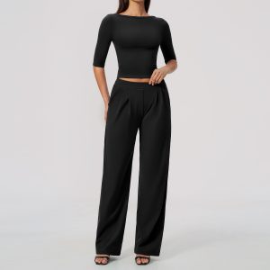 Yoga-Set Damen schnelltrocknend – Fitness-Outfit für Training