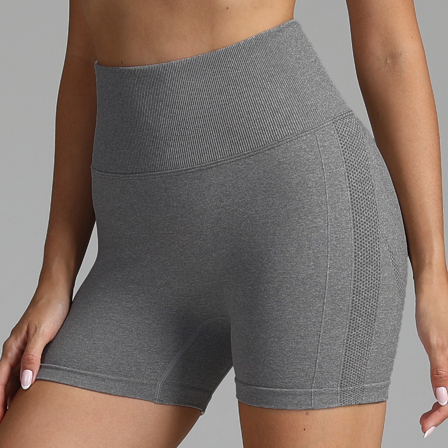 Yoga-Shorts für Damen – nahtlos, High Waist, Po-Lifting – Bild 8