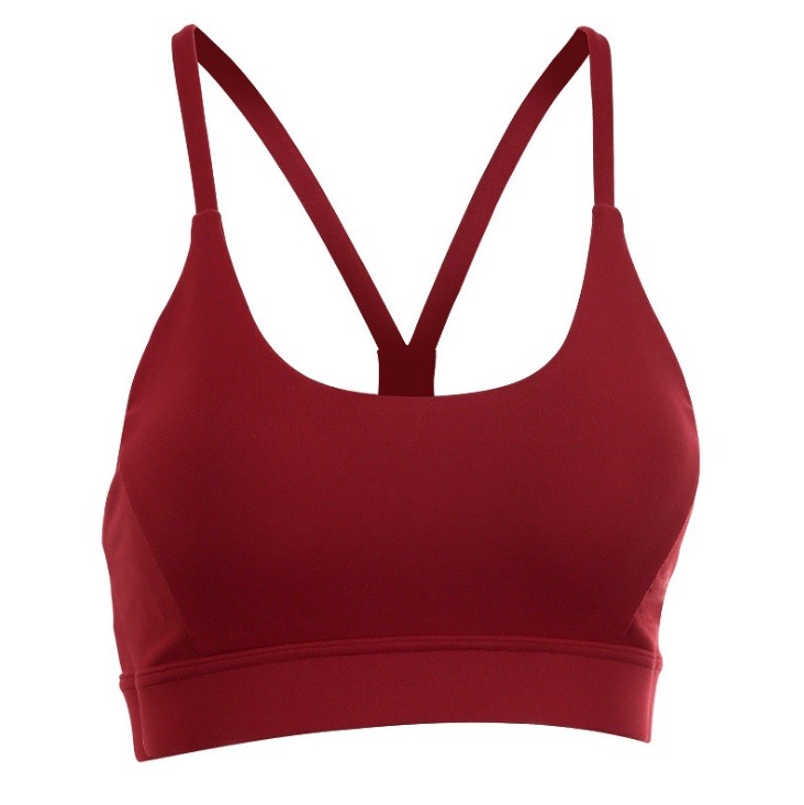 Sport-BH für Damen – Triangel mit Mesh, Push-up – Bild 3