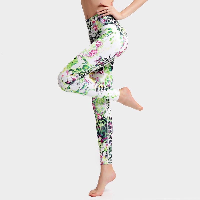 Yoga Leggings Damen mit Batik-Print – High Waist & knöchellang – Bild 7
