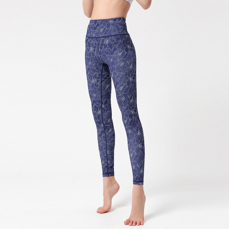 Yoga Leggings Damen mit Batik-Print – High Waist & knöchellang – Bild 10