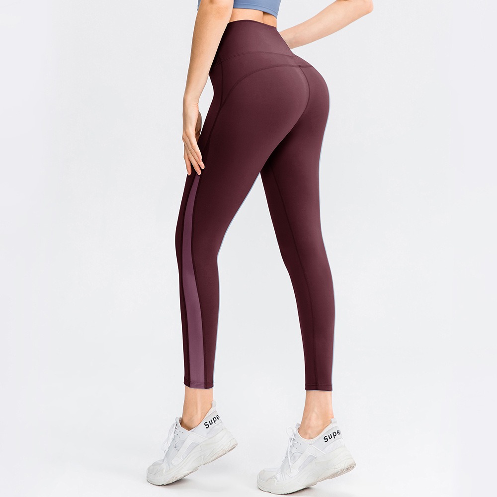 Yoga-Leggings Damen High-Waist – Nahtlose Po-Lifting Leggings – Bild 3