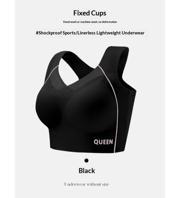 Sport-BH Damen Starker Halt – Nahtloser High-Support BH – Bild 8