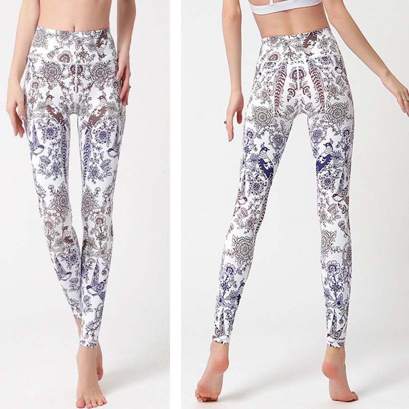 Yoga Leggings Damen mit Batik-Print – High Waist & knöchellang – Bild 3