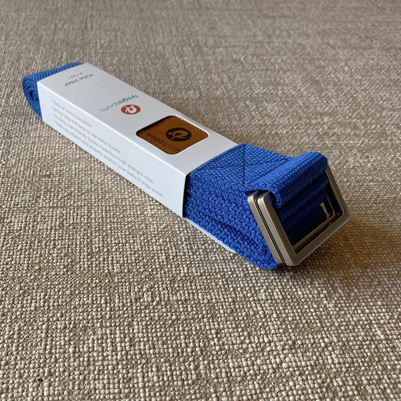 Yoga-Band – Stretch-Gurt für Dehnung und Rückenübungen, 8 ft – Bild 3
