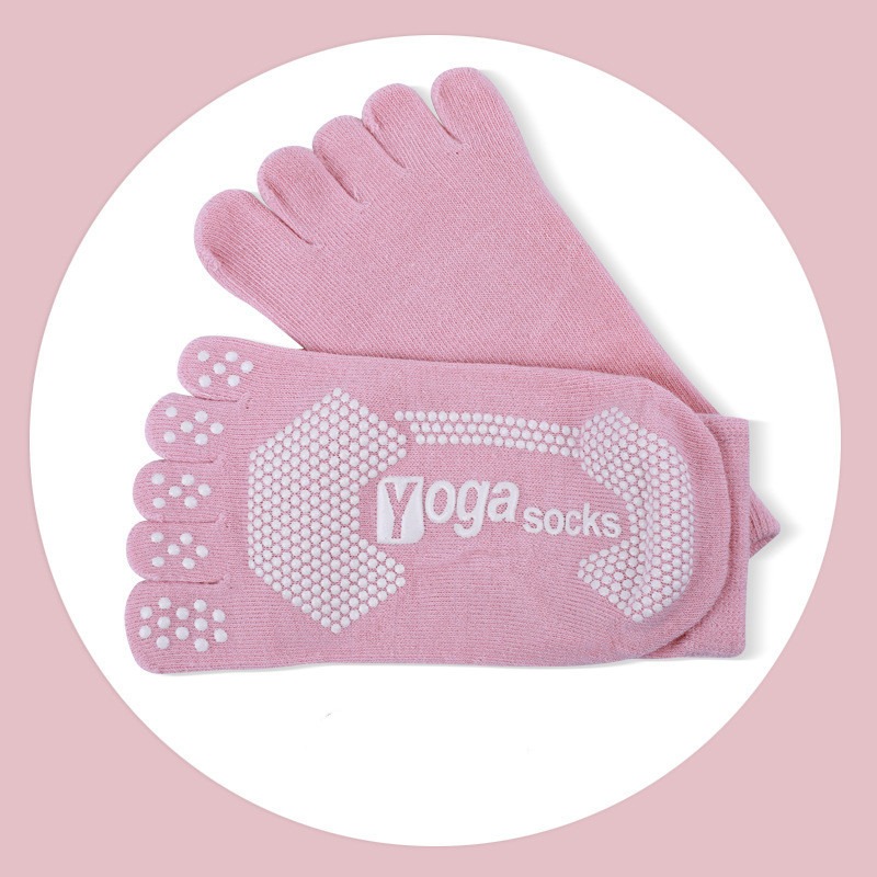 Yoga-Socken Damen – 5-Finger Anti-Rutsch Socken – Bild 8