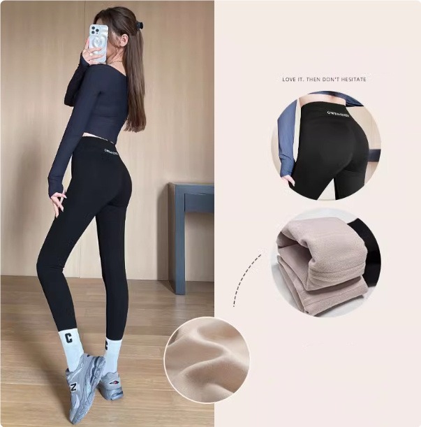 Thermo-Leggings für Damen mit Fleece-Futter – warme Winter-Leggings – Bild 4