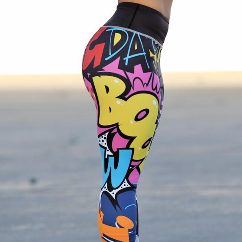 Yoga-Leggings für Damen – figurbetont, High Waist – Bild 5
