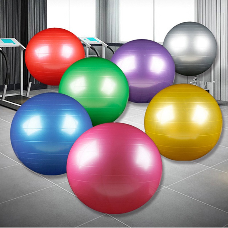 Gymnastikball – glänzender Yoga- und Fitnessball – Bild 3