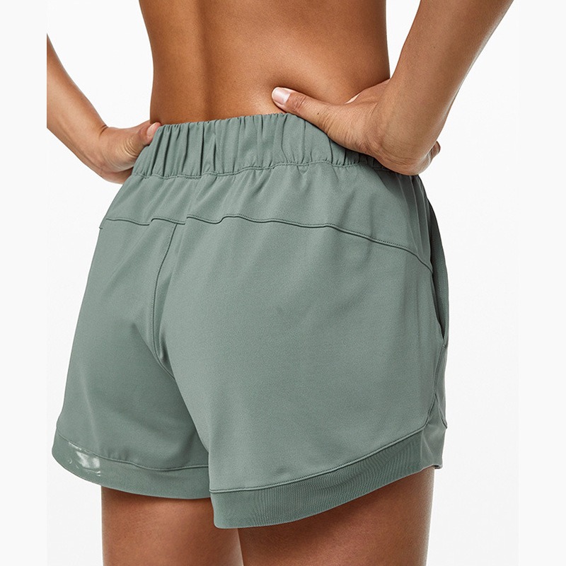 Yoga-Shorts Damen mit Mesh-Patchwork – Sommer-Shorts im Patchwork-Look – Bild 5