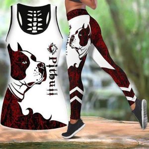 Yoga-Set Damen 2-teilig – Bedruckte Weste & Leggings