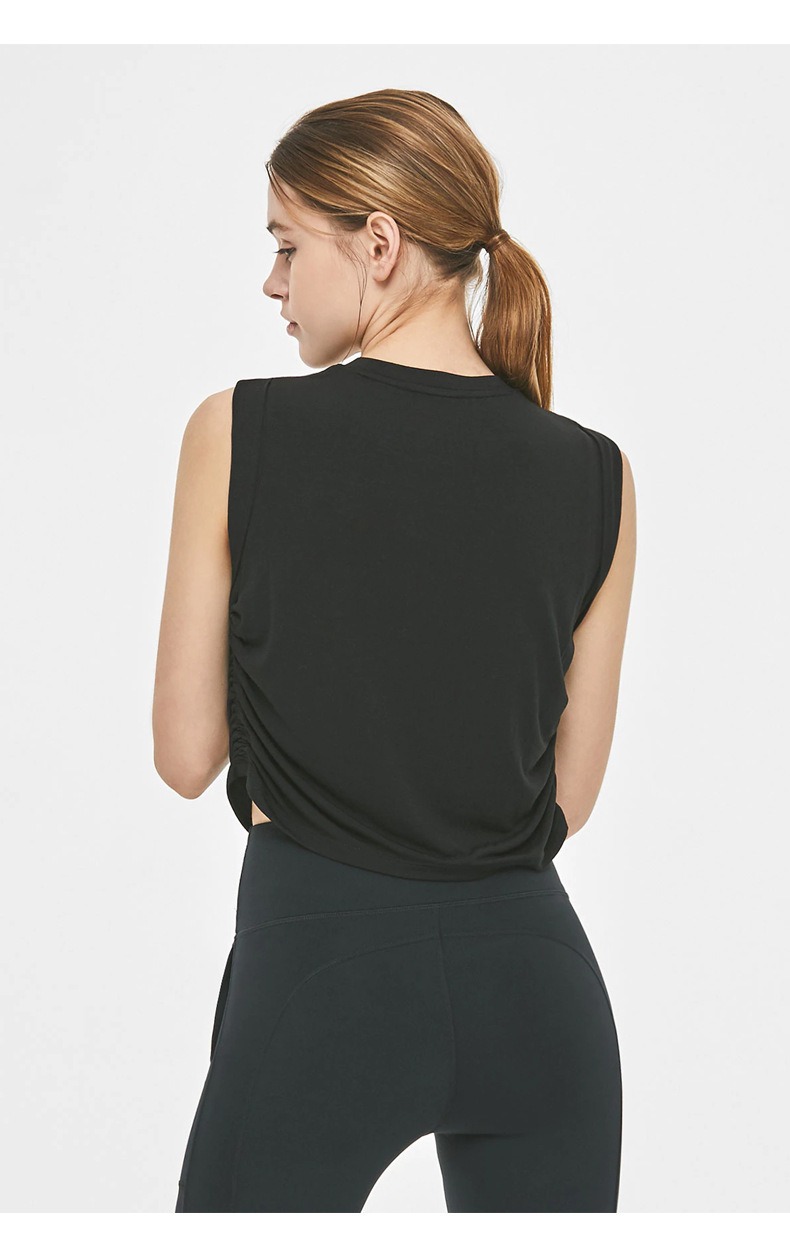 Yoga-Tanktop für Damen aus Nylon – lockere Passform – Bild 2