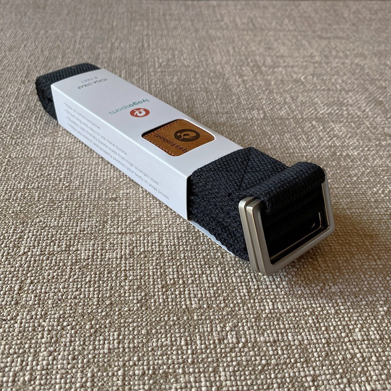 Yoga-Band – Stretch-Gurt für Dehnung und Rückenübungen, 8 ft – Bild 4