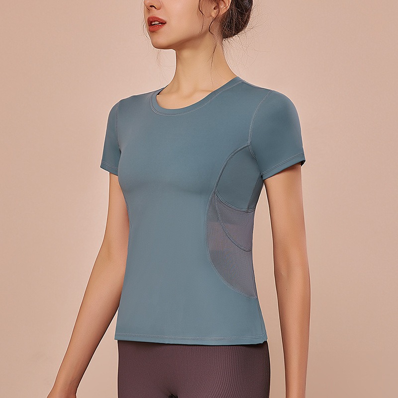 Yoga-Top Damen Kurzarm – lockeres Sport-Top für Yoga & Fitness – Bild 3