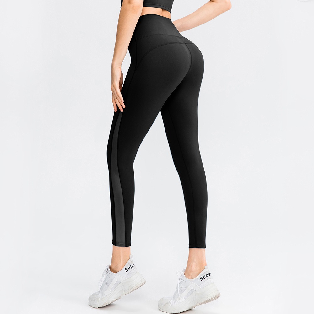 Yoga-Leggings Damen High-Waist – Nahtlose Po-Lifting Leggings – Bild 10