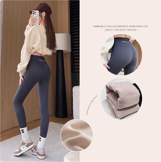 Thermo-Leggings für Damen mit Fleece-Futter – warme Winter-Leggings – Bild 6