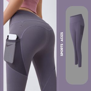 Yoga-Leggings für Damen mit Taschen – High Waist, blickdicht