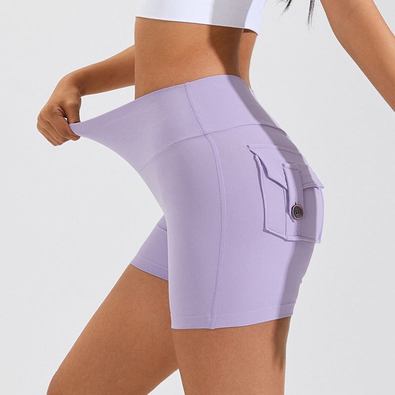 Yoga-Shorts für Damen – High Waist mit Taschen – Bild 9