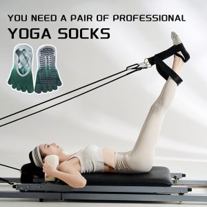 Rutschfeste Yogasocken für Damen – Grip-Socken mit Silikon-Noppen (Full Toe)
