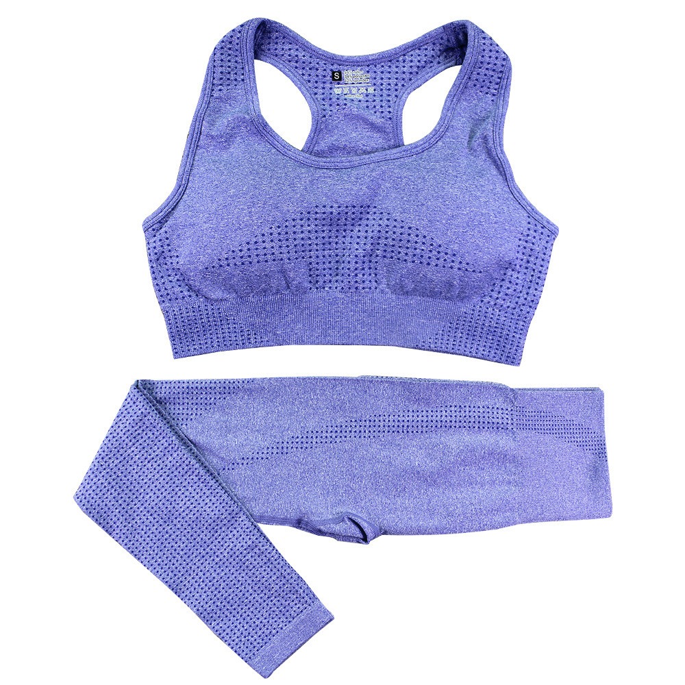 Yoga-Set für Damen 2-teilig – Crop-Top & Leggings – Bild 2