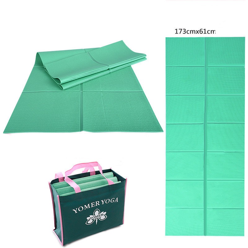 Reise-Yogamatte – faltbare Yogamatte für Reisen, 173 × 61 cm, aus PVC – Bild 5